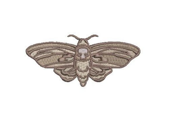 A Designer's Review: Embroidering the Death Head Moth