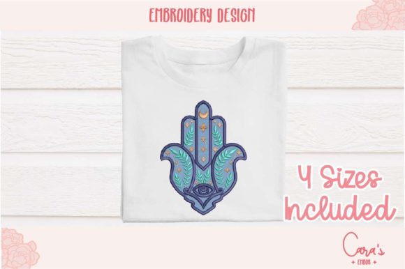 A Designer's Review of the Hamsa Hand Embroidery File