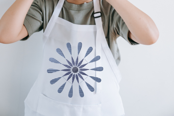 Blue Mandala Embroidery Design Review for Merchandise