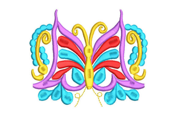 Colorful Butterfly Embroidery Design Review
