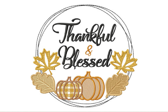 Embroidery Designer Review: A Thanksgiving Wreath for Business Branding