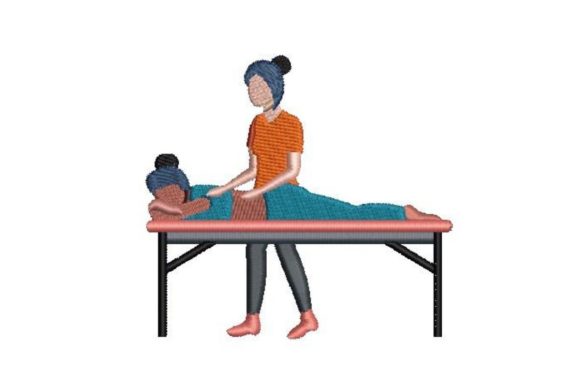 Massage Therapist at Work Embroidery Review