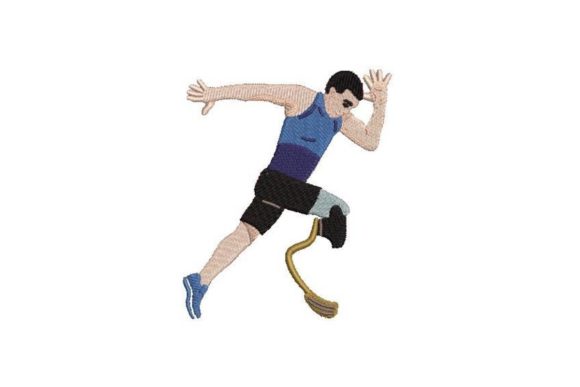 Paralympic Athelete Embroidery Design Review