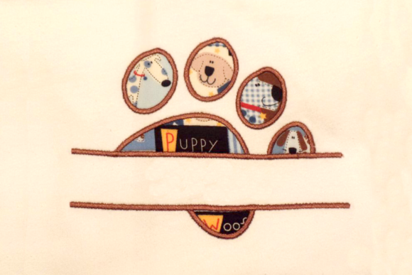 Paw Print Split Applique: Designer Review