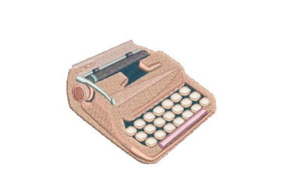 Vintage Typewriter: A Cheerful Embroidery Design Review