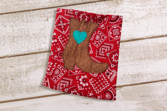 Western Boot with Heart Applique: Holiday Product Review
